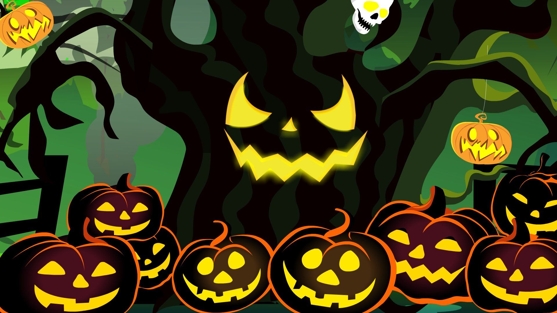 1920x1080 Skull Holiday Halloween HD Wallpaper