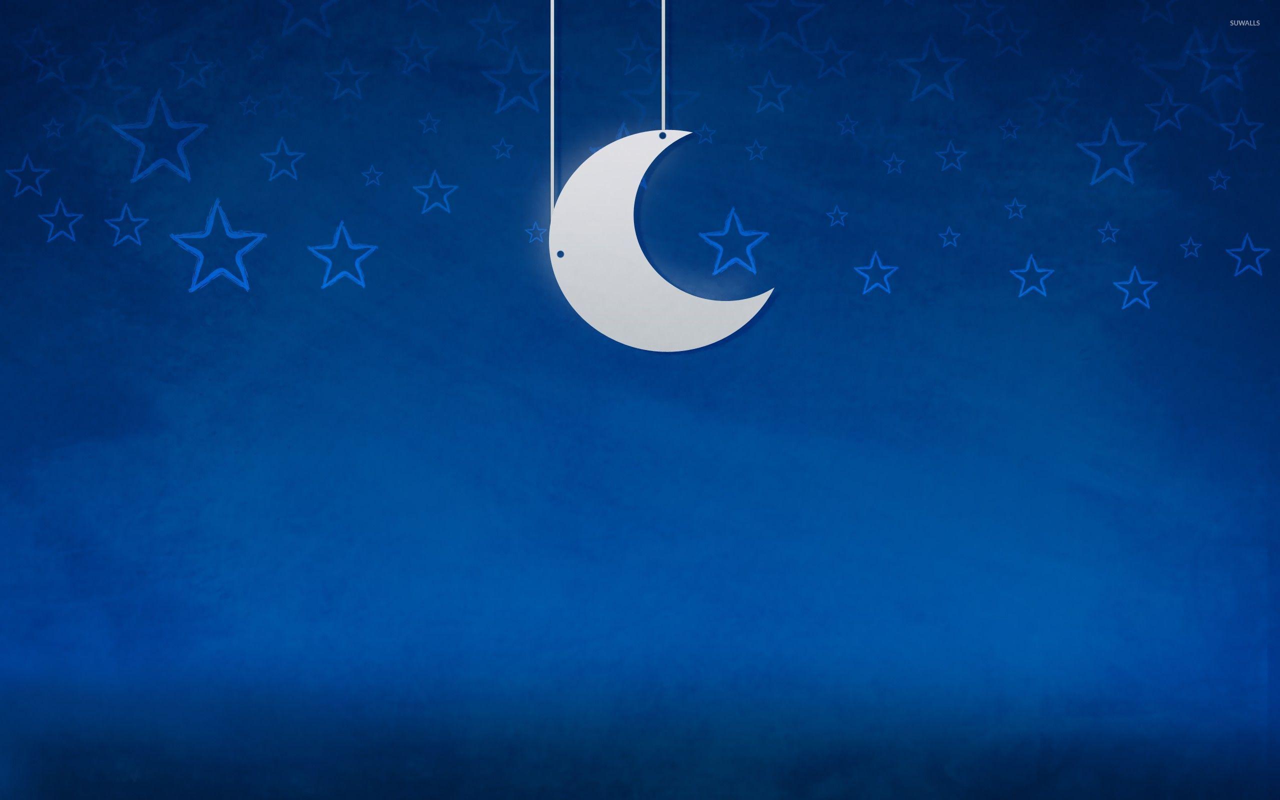 2560x1600 Moon and stars [2] wallpaper wallpaper