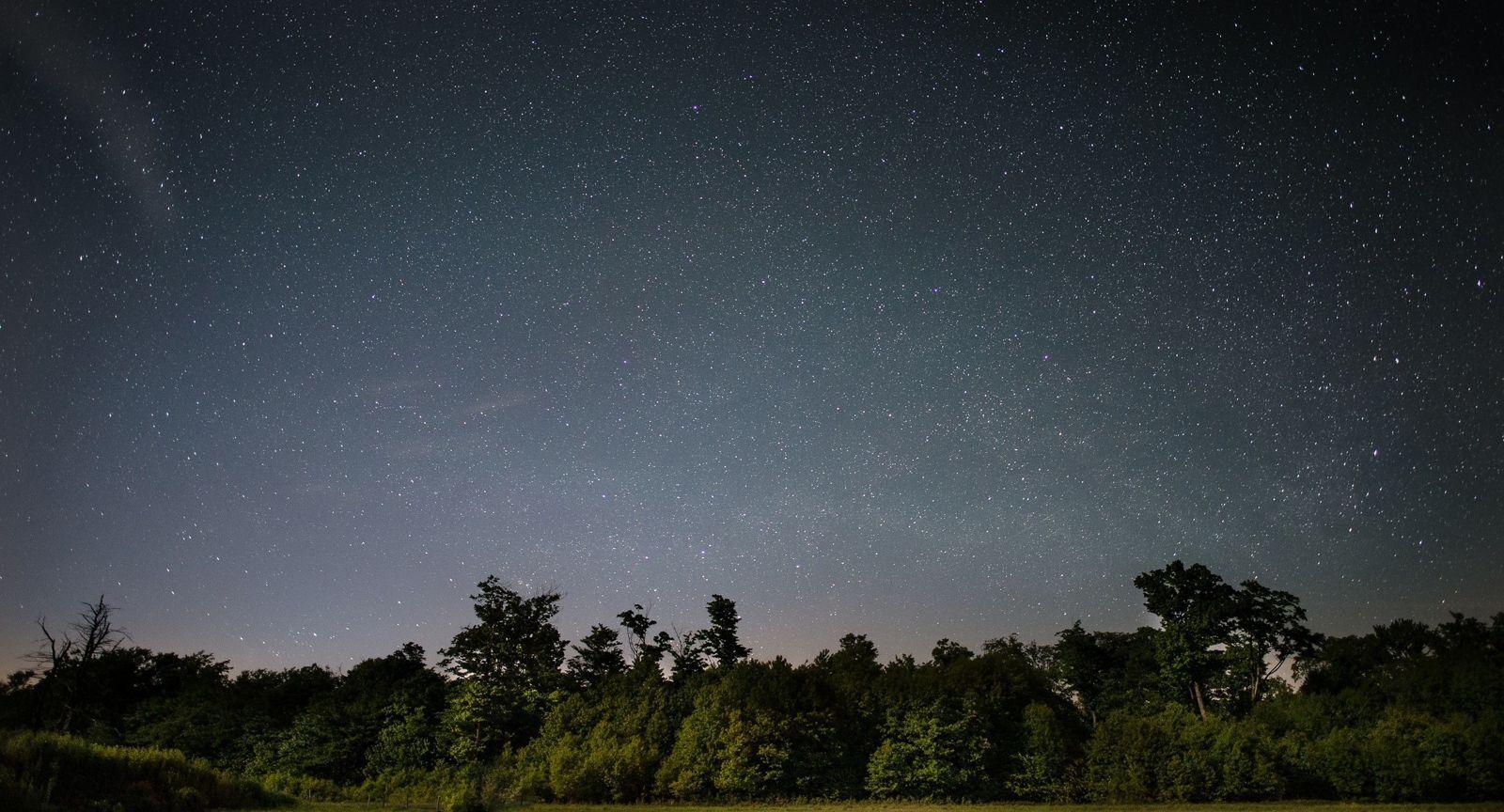 1600x864 Nature Sky Night Stars Evening