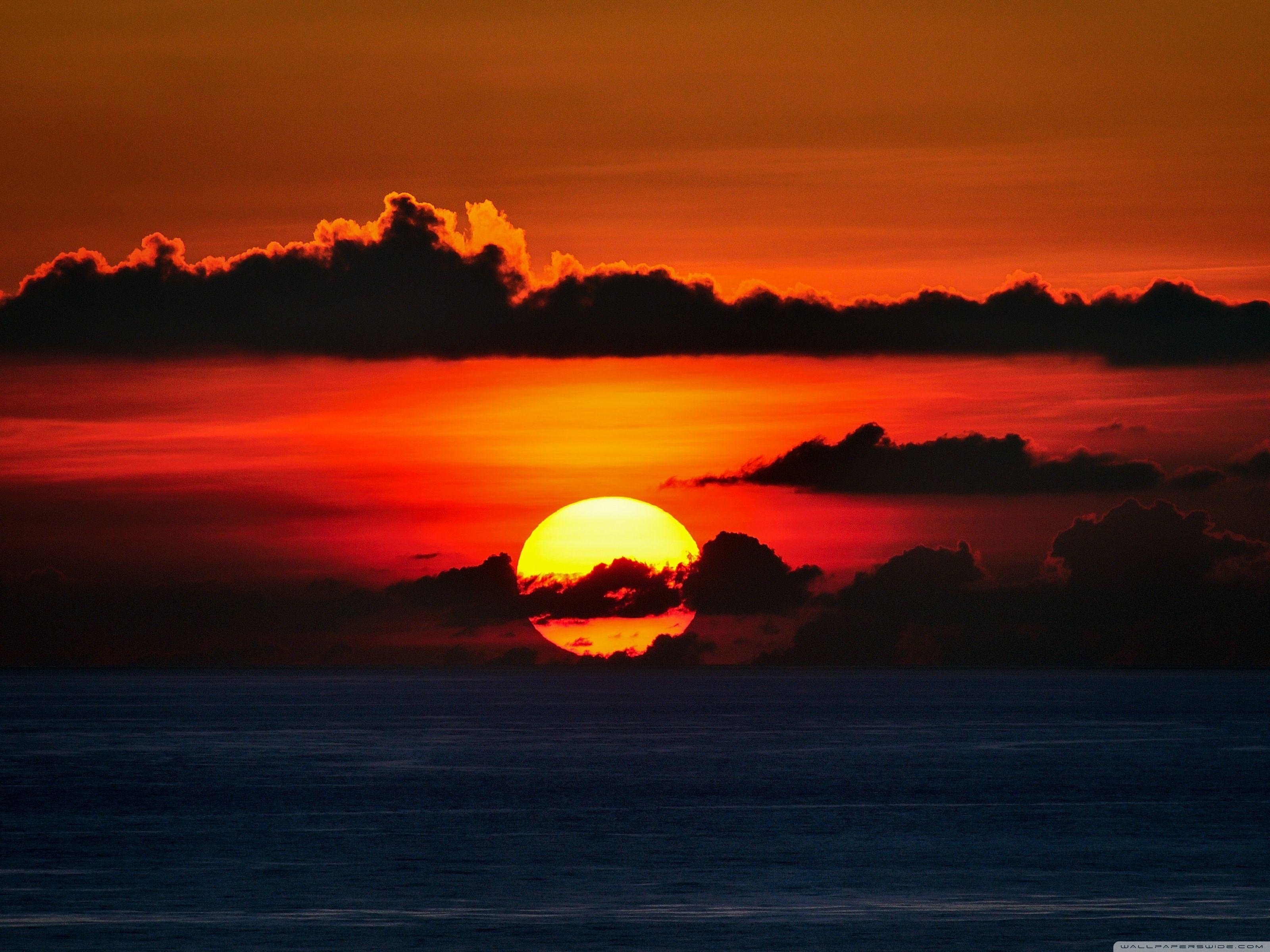 3200x2400 Red Sky Wallpaper