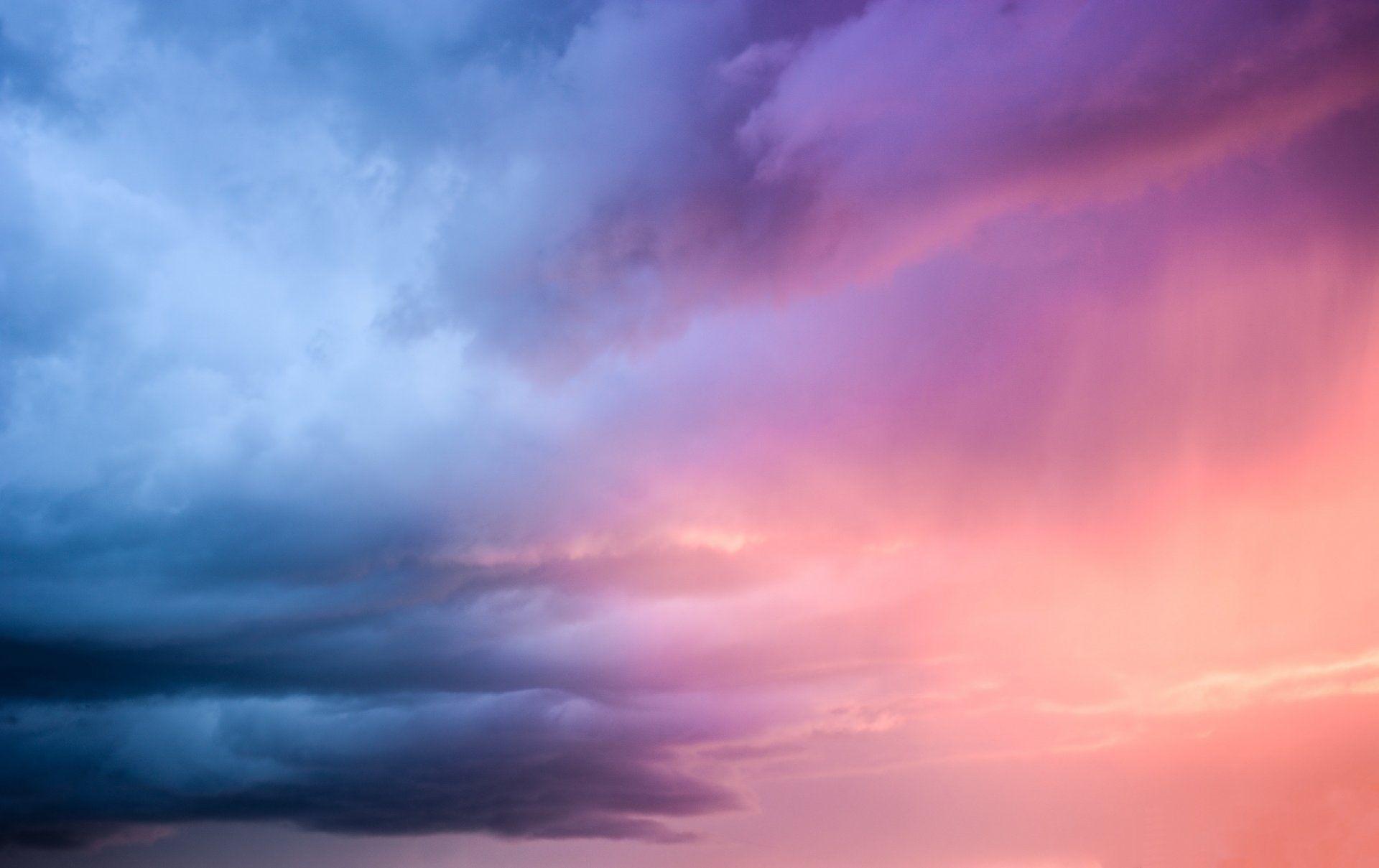 1920x1209 Purple Clouds Light Wallpaper