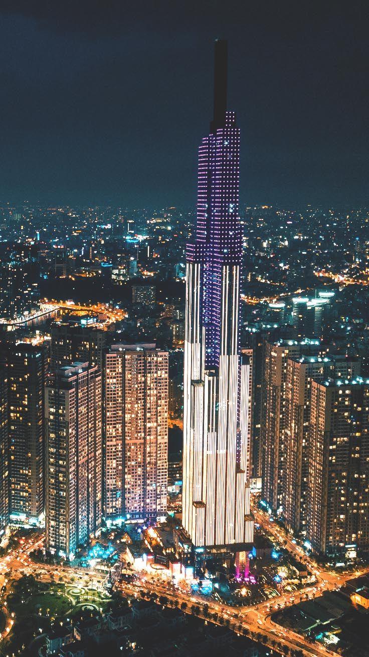 736x1308 Cities By Night iPhone Wallpaper Collection