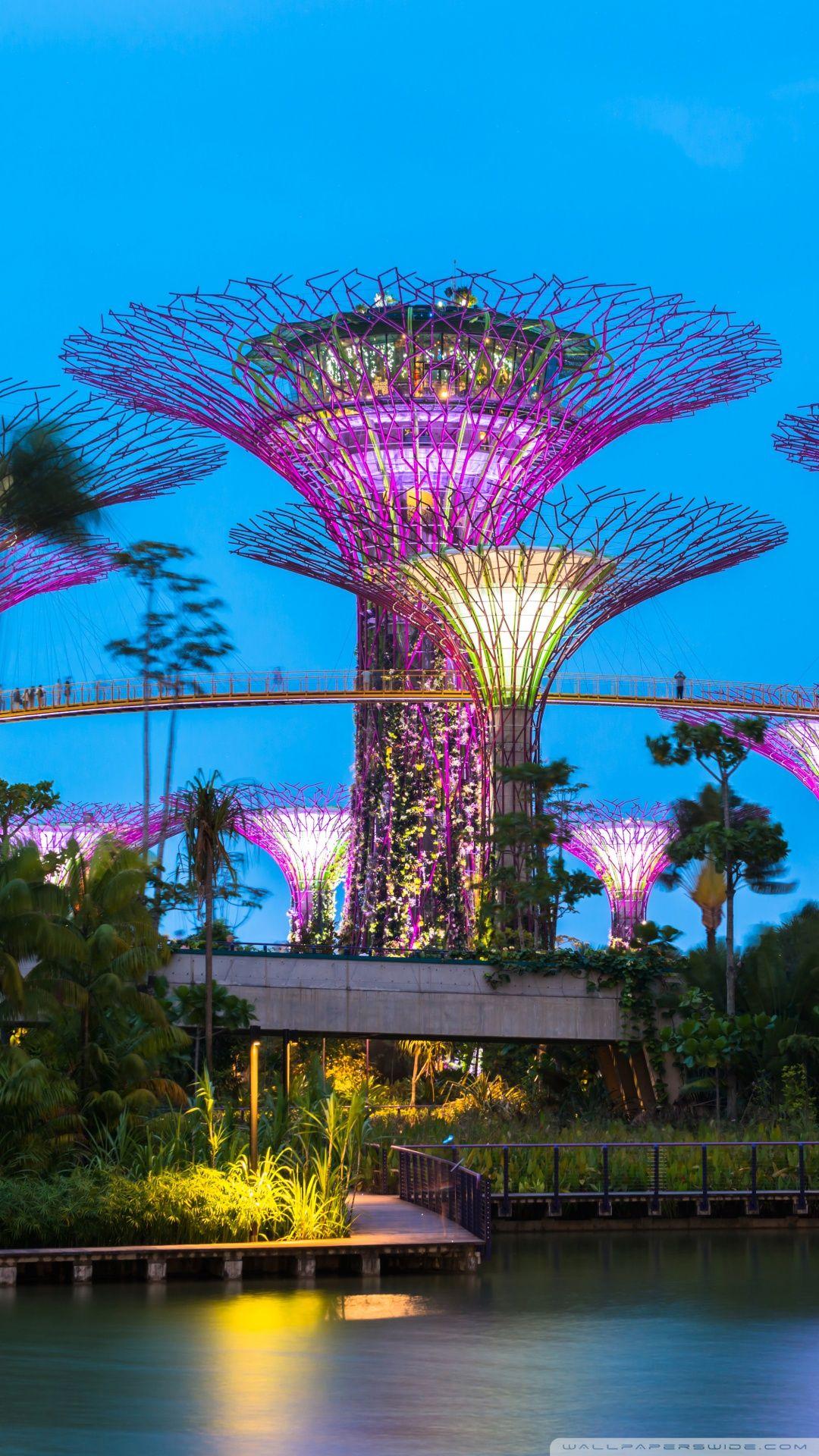 1080x1920 Supertree Grove, Gardens by the Bay, Singapore ❤ 4K HD