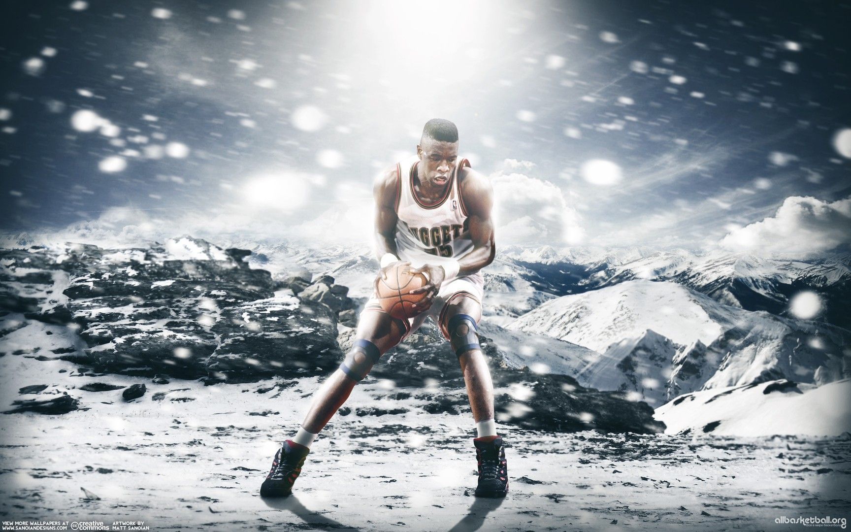 1728x1080 Dikembe Mutombo Nuggets Wallpaper