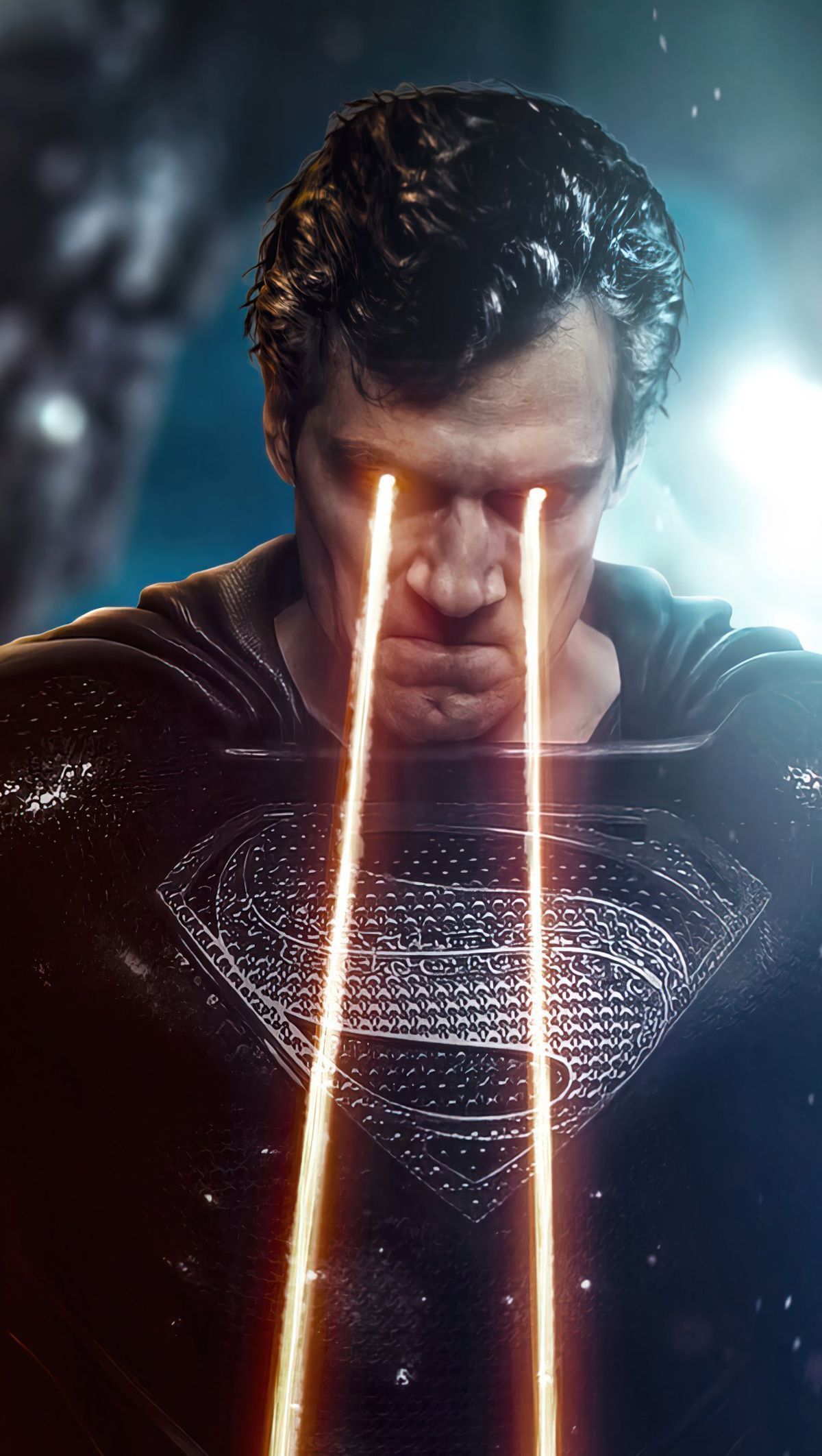 1200x2124 superman heat vision 4k