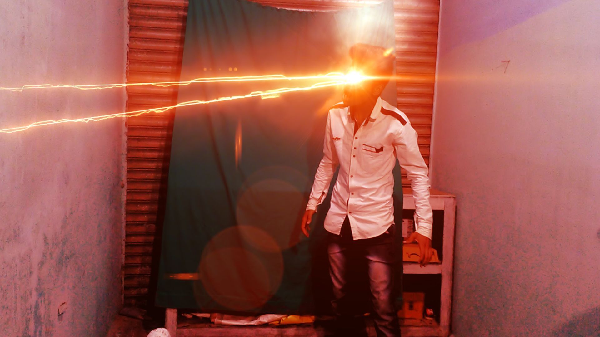 1920x1080 Superman heat vision in your shoot