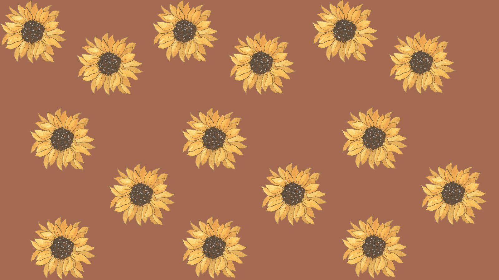 1600x900 customizable wallpaper sunflower templates