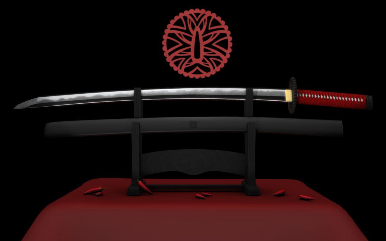 1280x800 Download Katana Weapons Wallpaper 1280x800