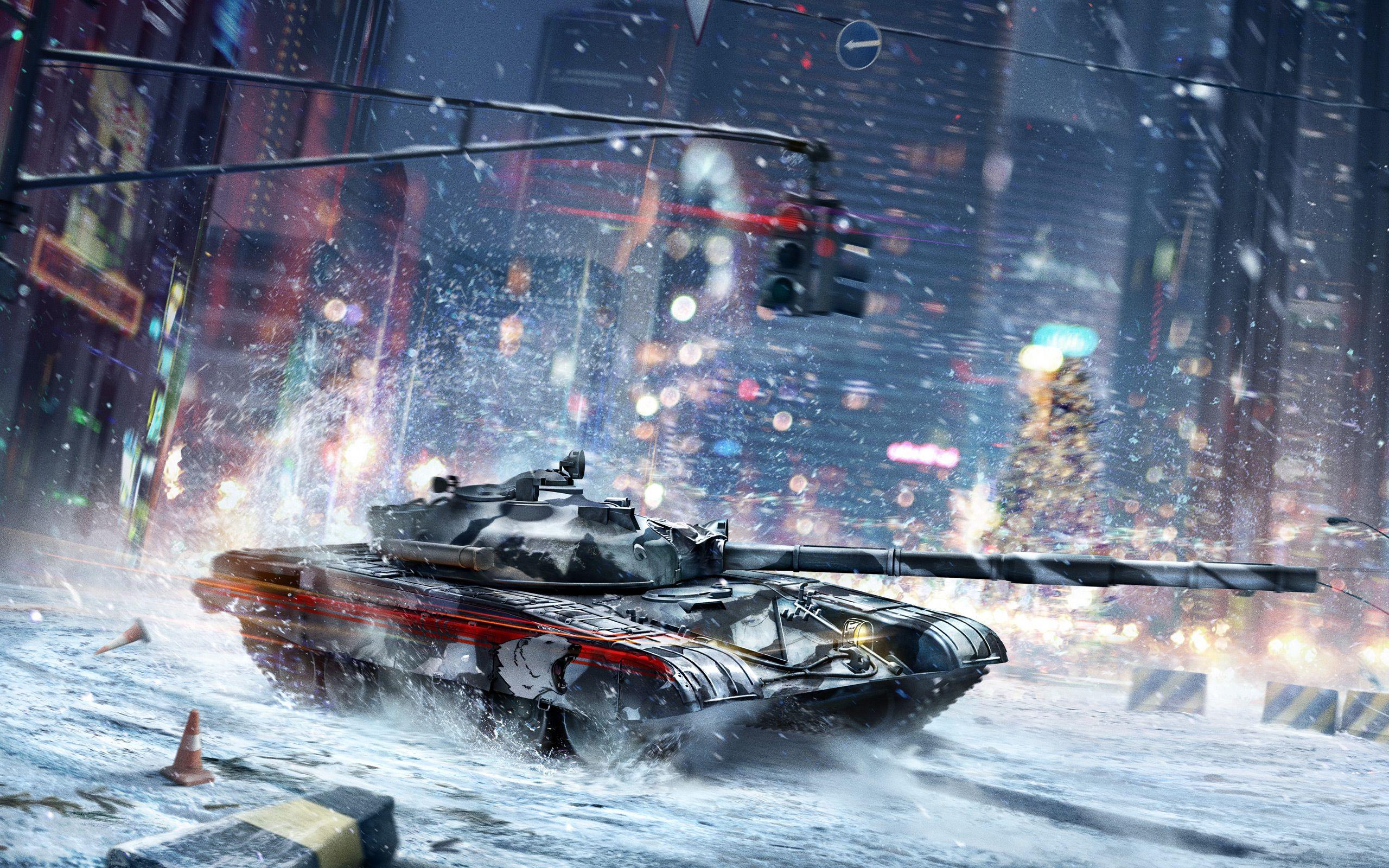 2560x1600 Wallpaper Armored Warfare, Winter battle, HD, Games