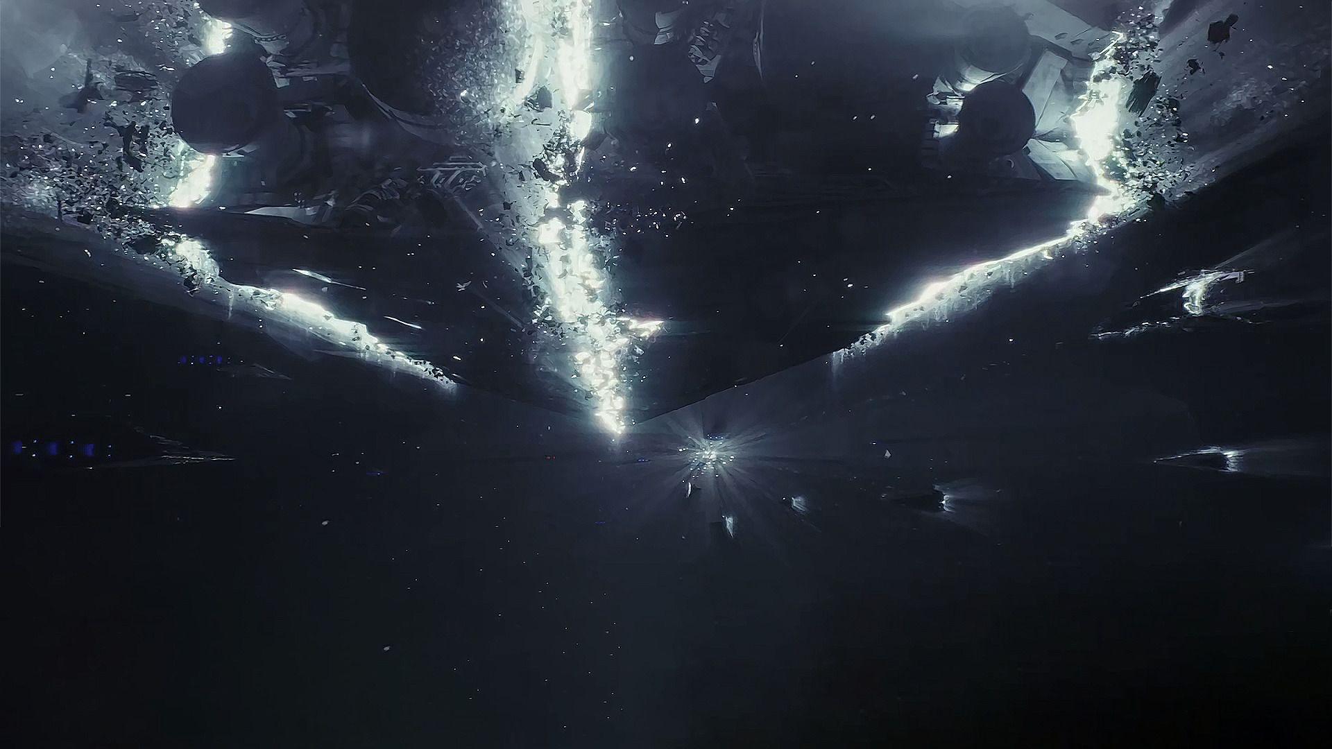 1920x1080 Star Wars: The Last Jedi Crash Wallpaper