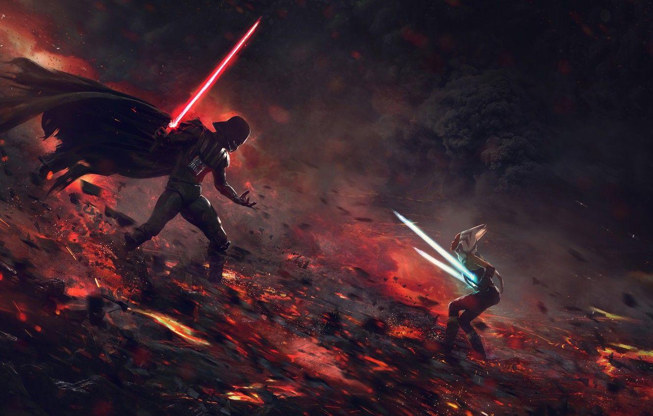 1332x850 Wallpaper Star Wars, darth vader, Lightsaber image for desktop, section фантастика