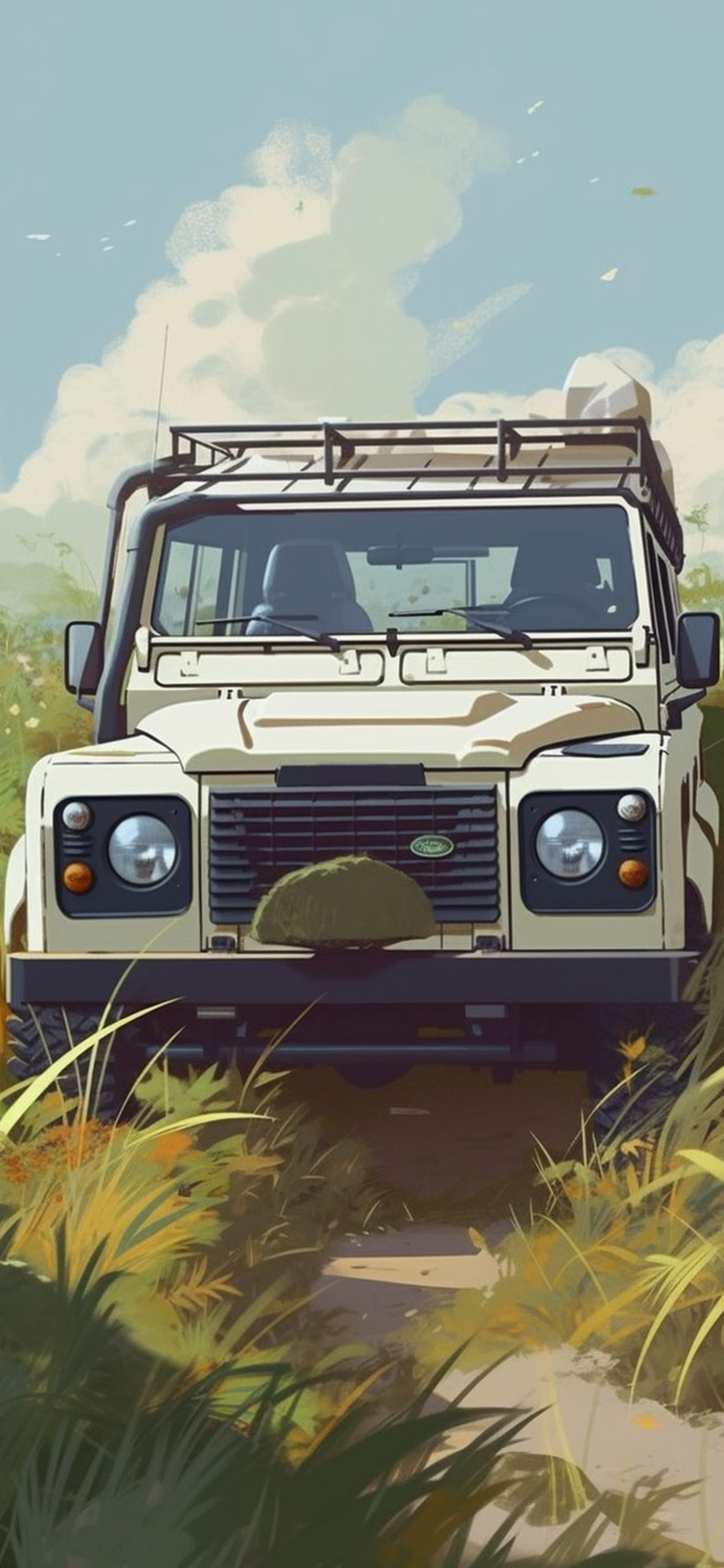 1183x2560 Land Rover Phone Wallpaper