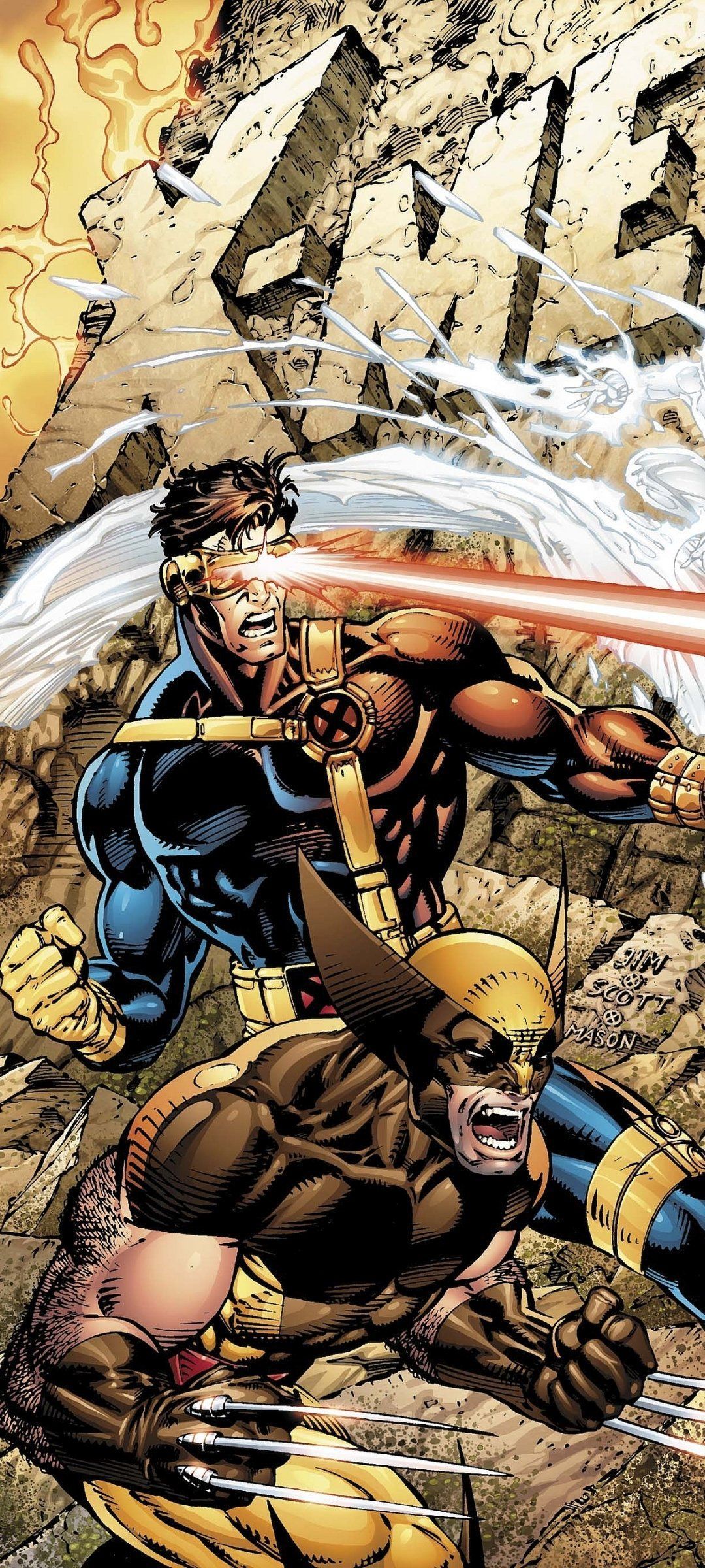 1080x2400 Comic X Men Phone Wallpaper By Jim Lee