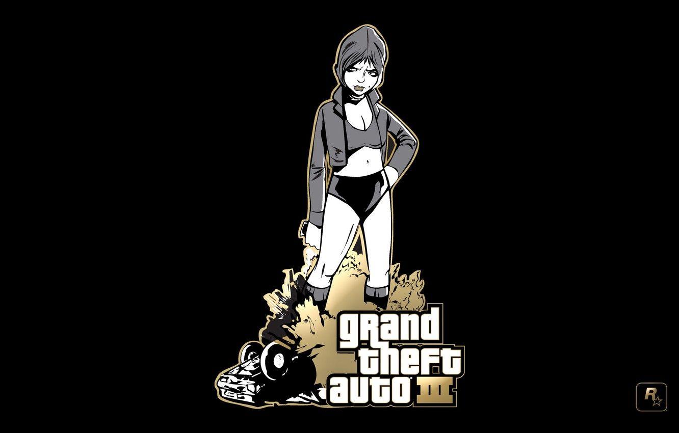 Hình nền 1332x850 Cô gái, GTA, Rockstar, Trò chơi, III, Grand Theft Auto