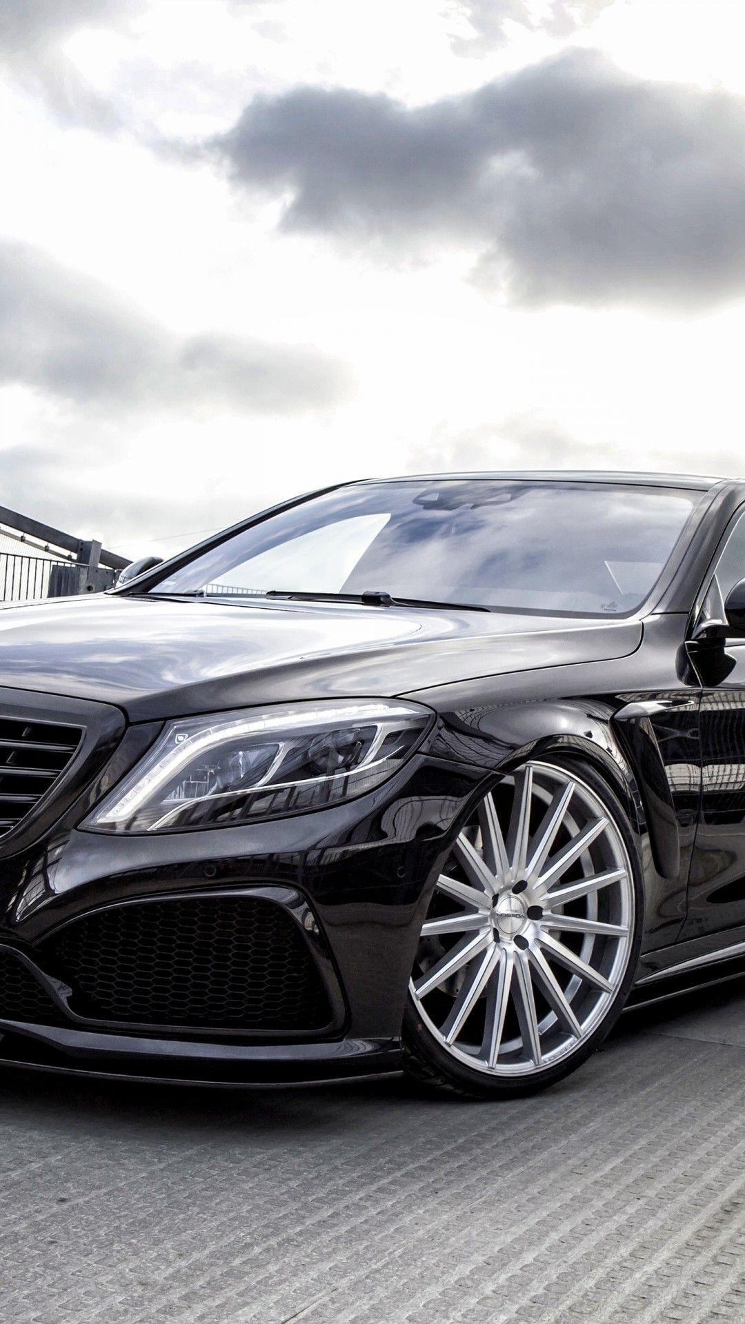 1080x1920 Download 1080x1920 Mercedes Benz S Class, Black, Front View
