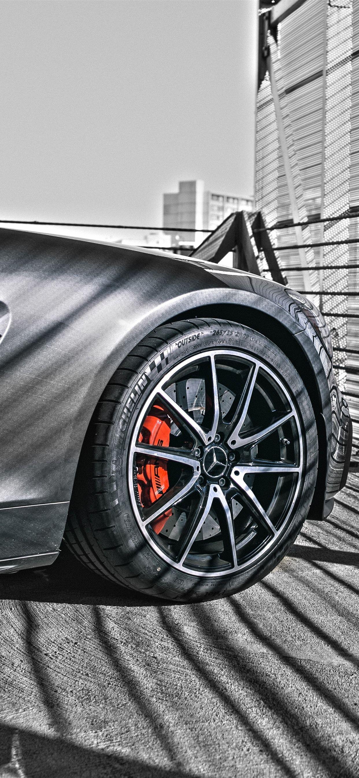 1242x2688 Mercedes Benz Car Front Wheel 1242x2688 IPhone 11 Pro XS Max