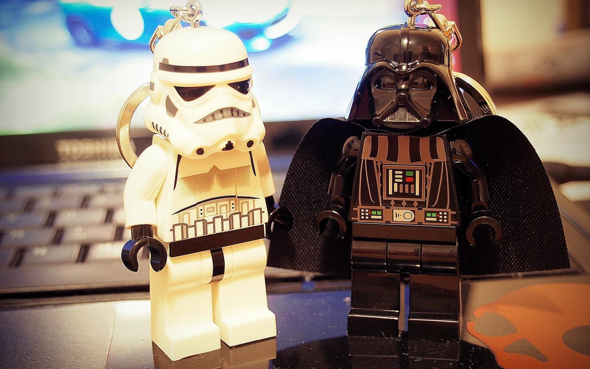 1920x1200 Darth vader lego star wars stormtrooper dart keychains wallpaper
