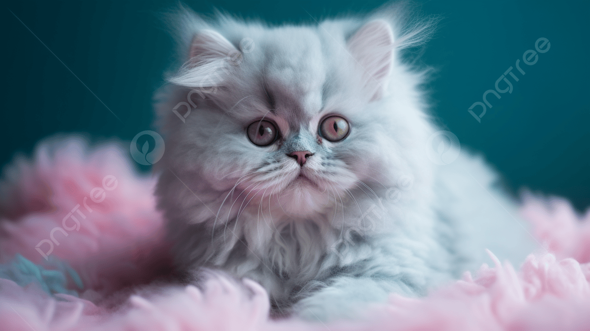 1200x673 Tiny Grey Persian Kitten Sitting On A
