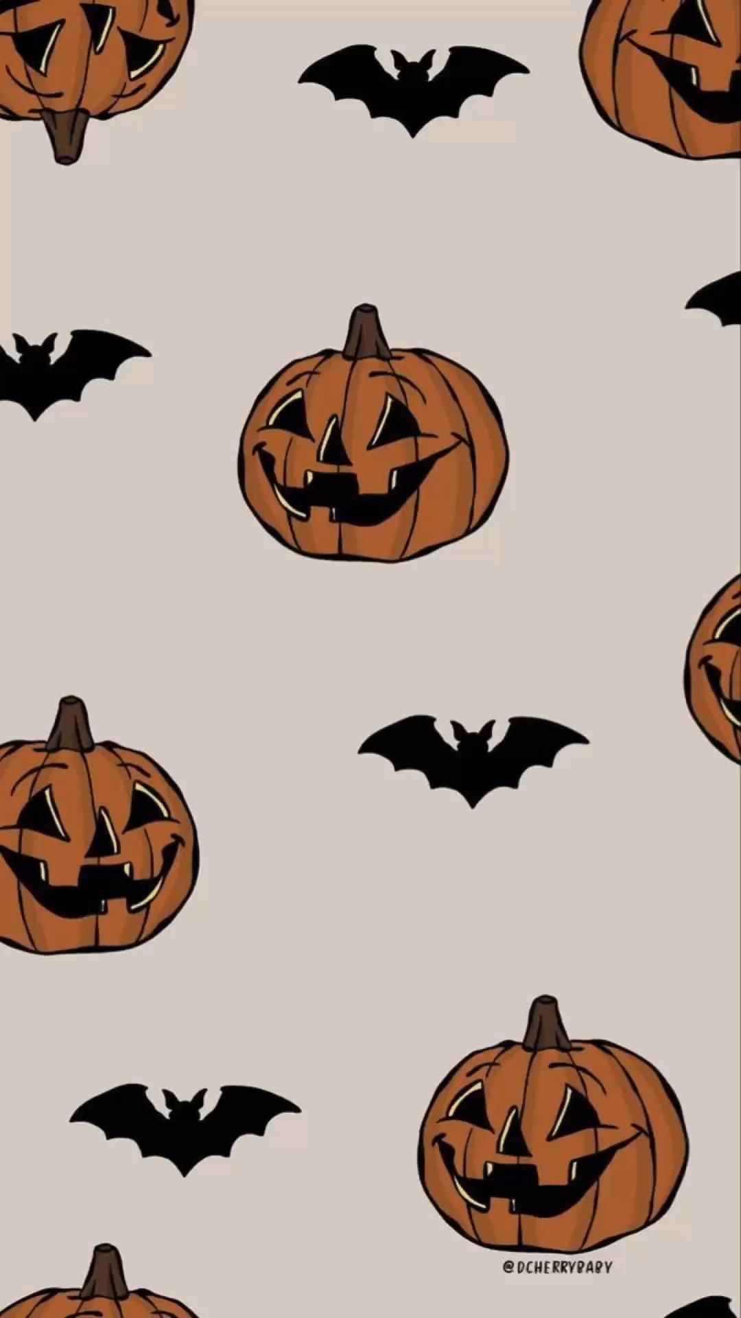1080x1920 Vintage Halloween screen background
