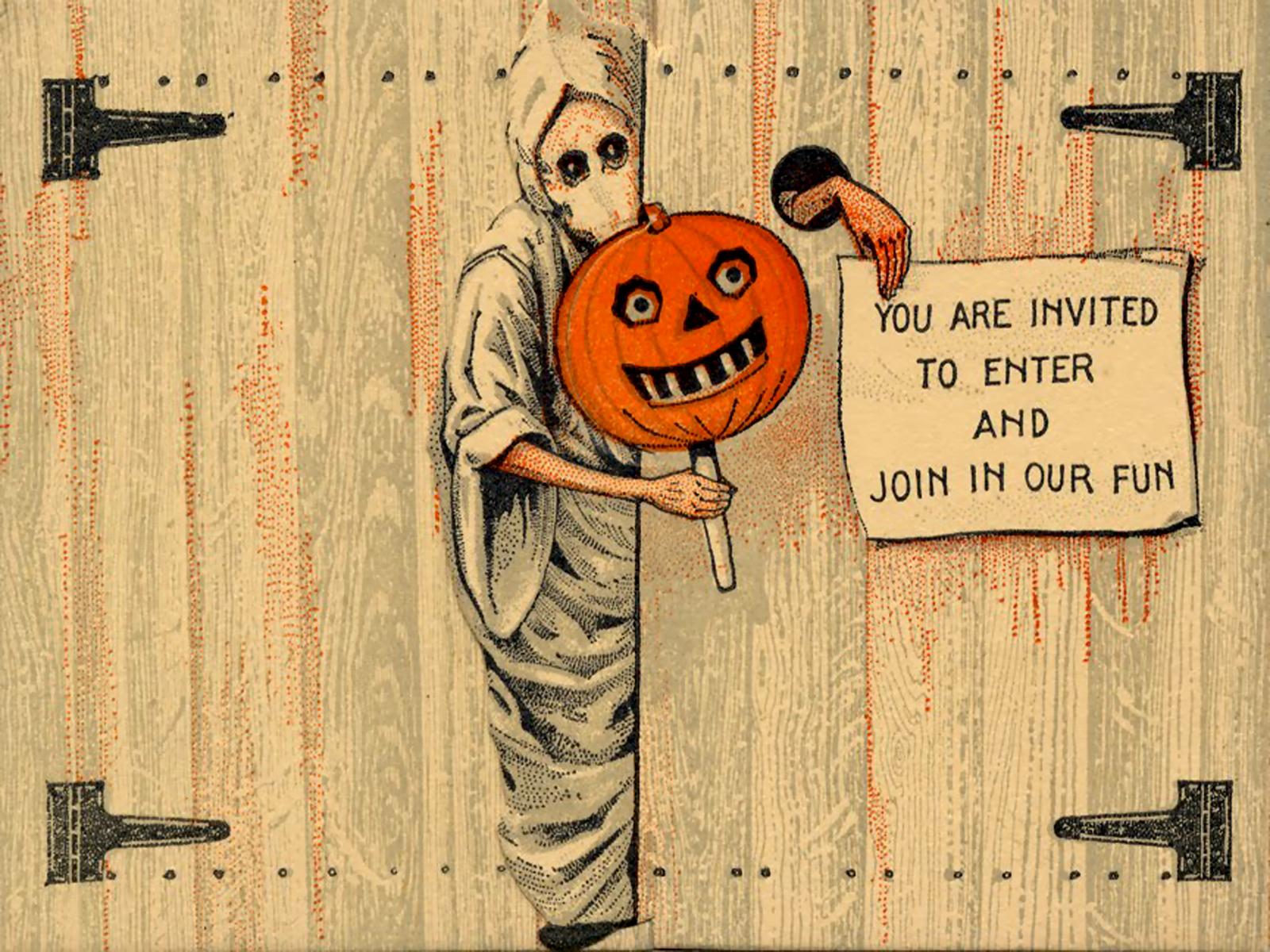 1600x1200 Vintage Halloween Computer Wallpaper