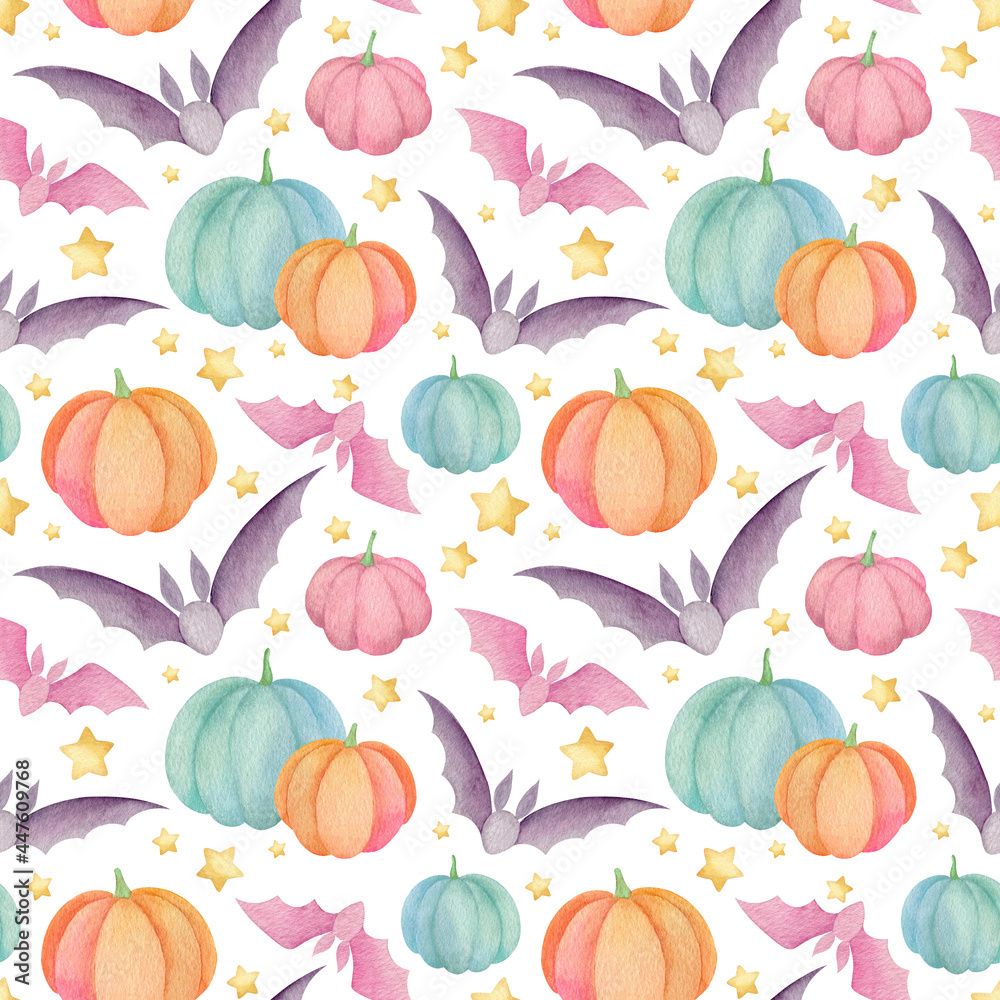 1000x1000 Pastel colored Halloween background