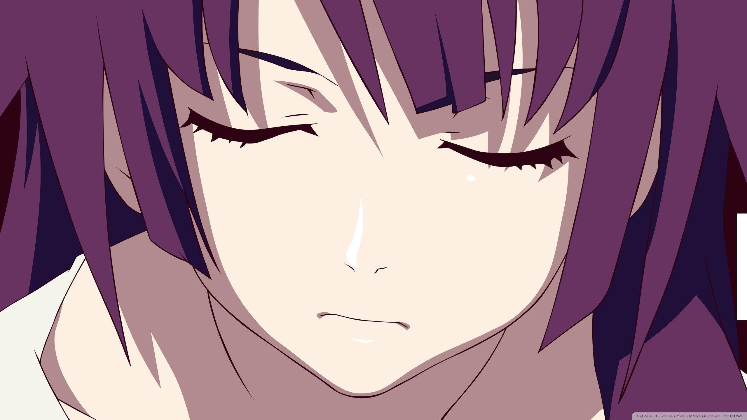 2560x1440 Sad Anime Faces Wallpaper