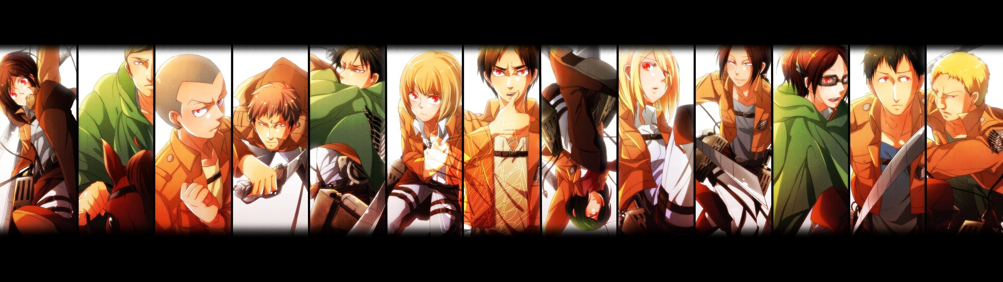3840x1080 Shingeki no Kyojin Wallpaperx1080