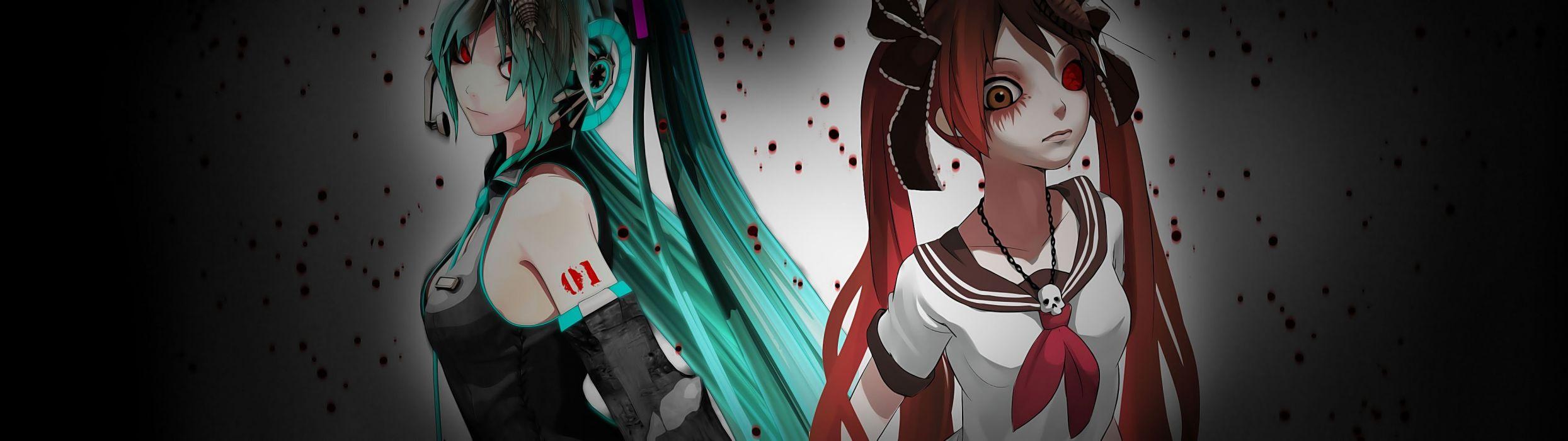2489x700 Vocaloid wallpaperx1080