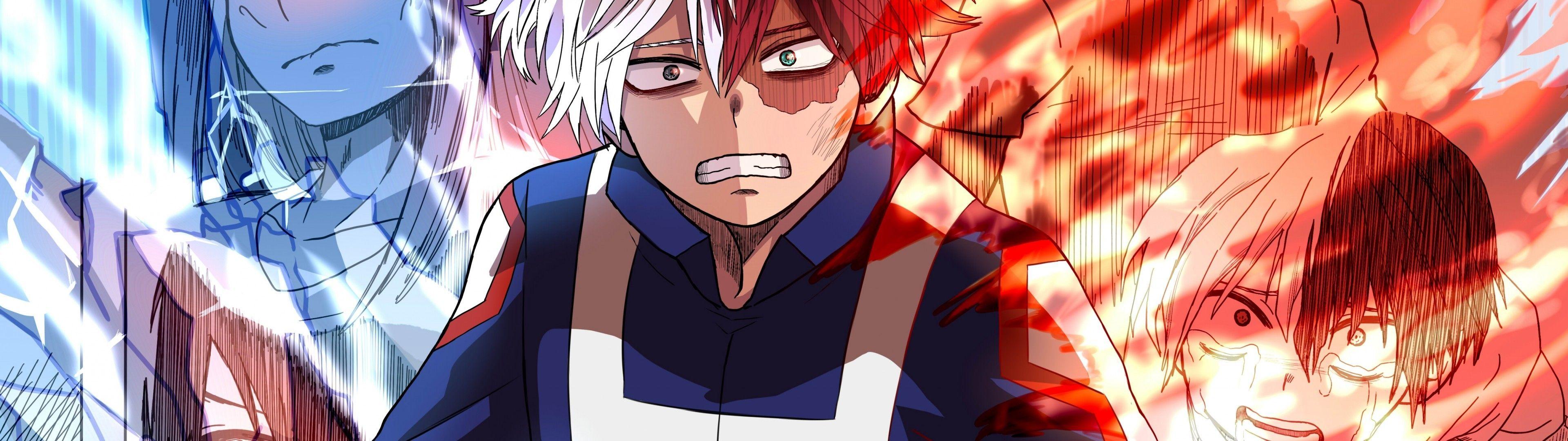 3840x1080 Download 3840x1080 Boku No Hero Academia, Todoroki Shouto