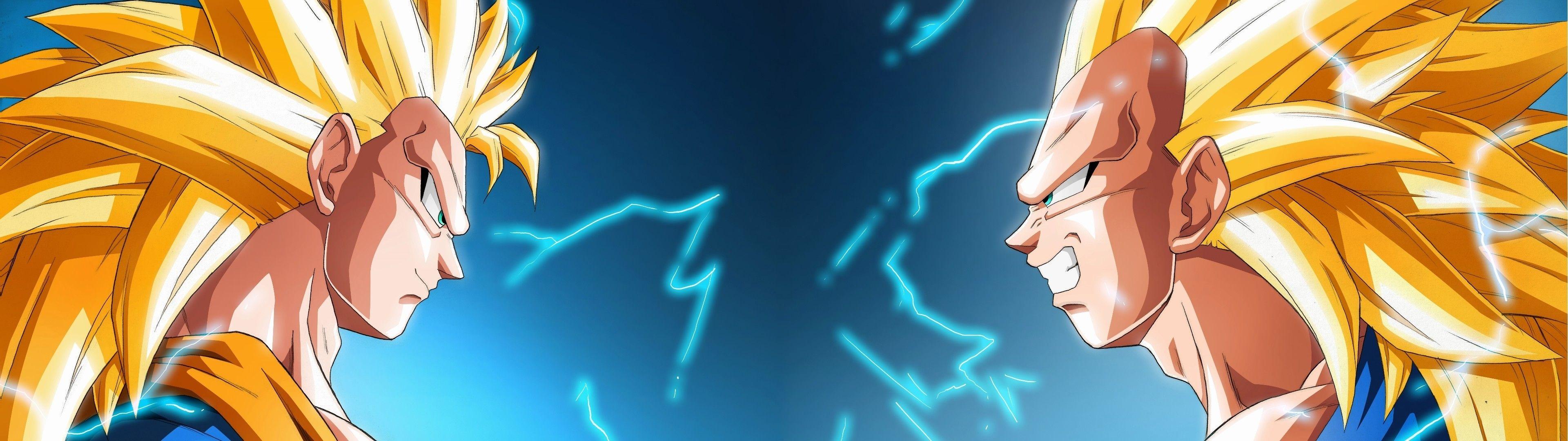 3840x1080 Most Popular Dragon Ball Super Dual Monitor Wallpaper