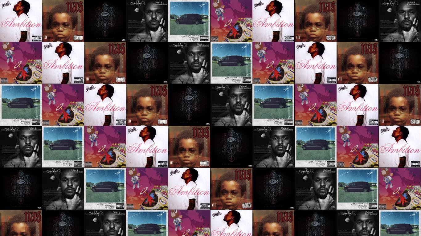 1366x768 Wale Ambition Nas Illmatic Ab Soul Control Wallpaper « Tiled Desktop