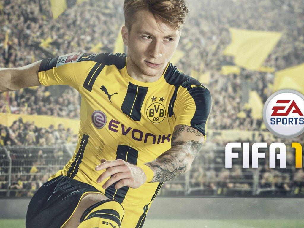 1024x768 Wallpaper Marco Reus, FIFA EA Sports, Football game, HD