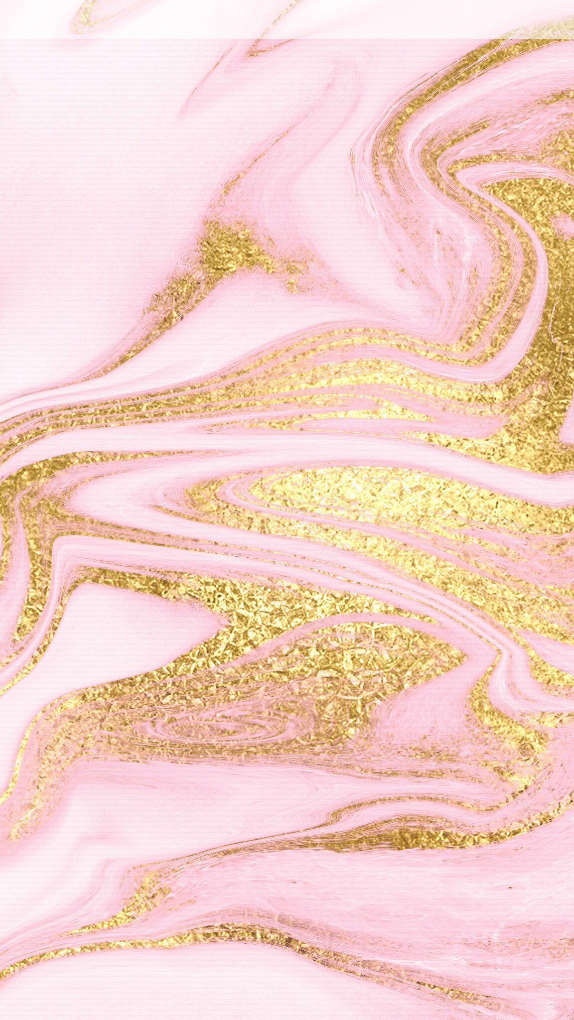 wallpaper pink gold
