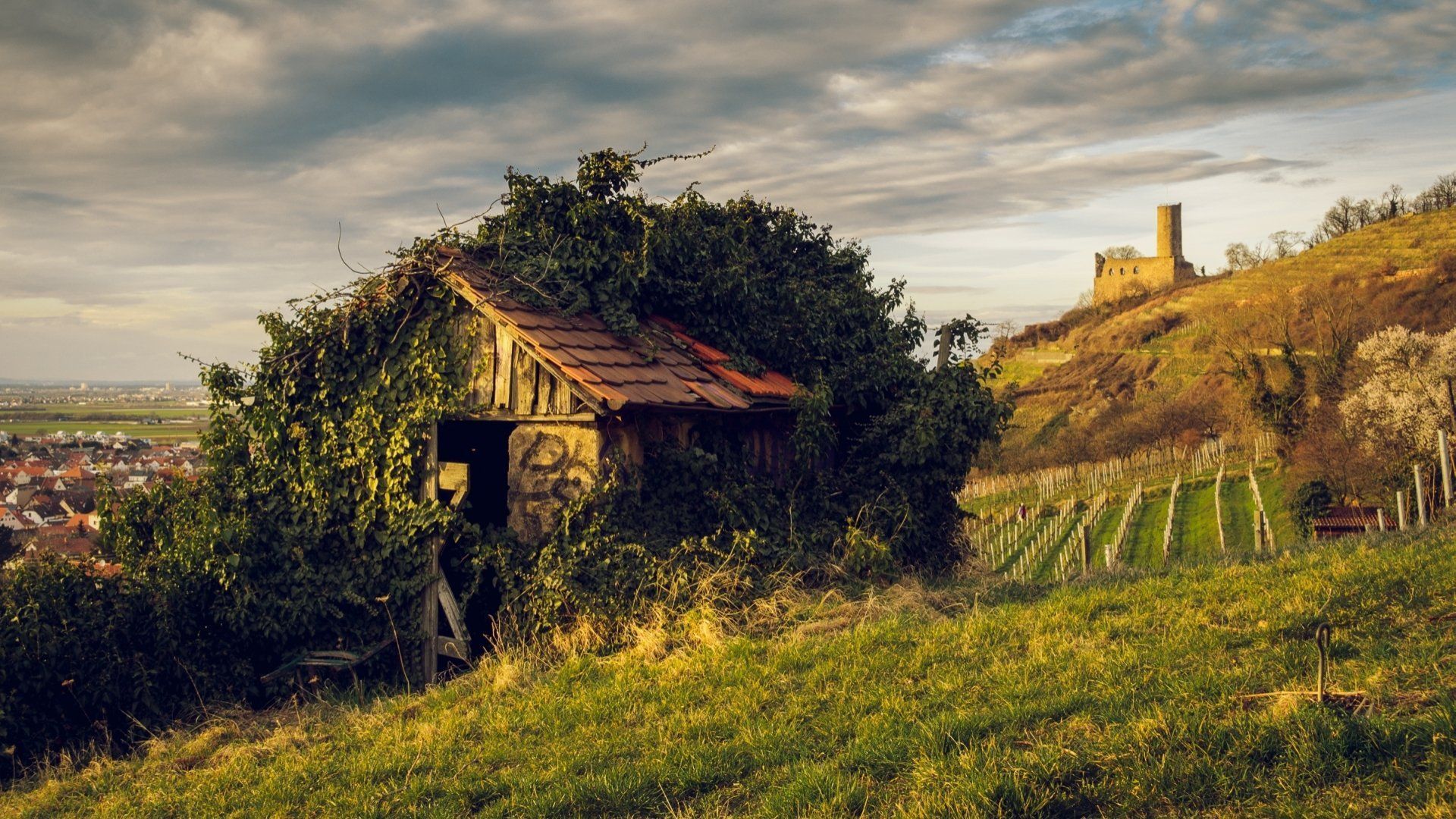 1920x1080 Cottage HD Wallpaper