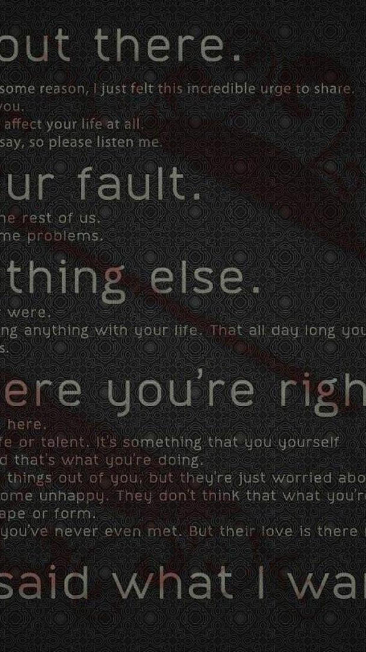 1242x2208 Motivational Quotes Wallpaper iPhone 6 With Typography