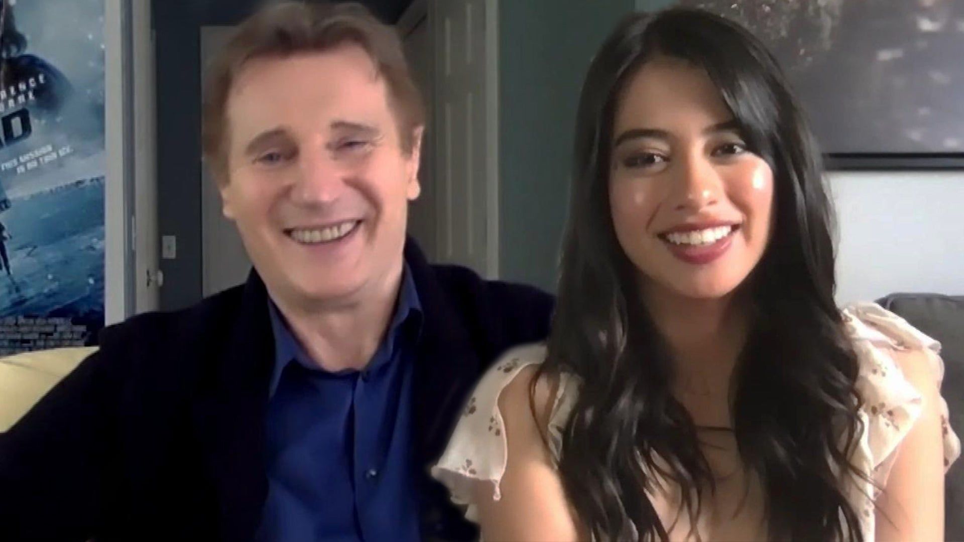 1920x1080 Liam Neeson and Amber Midthunder