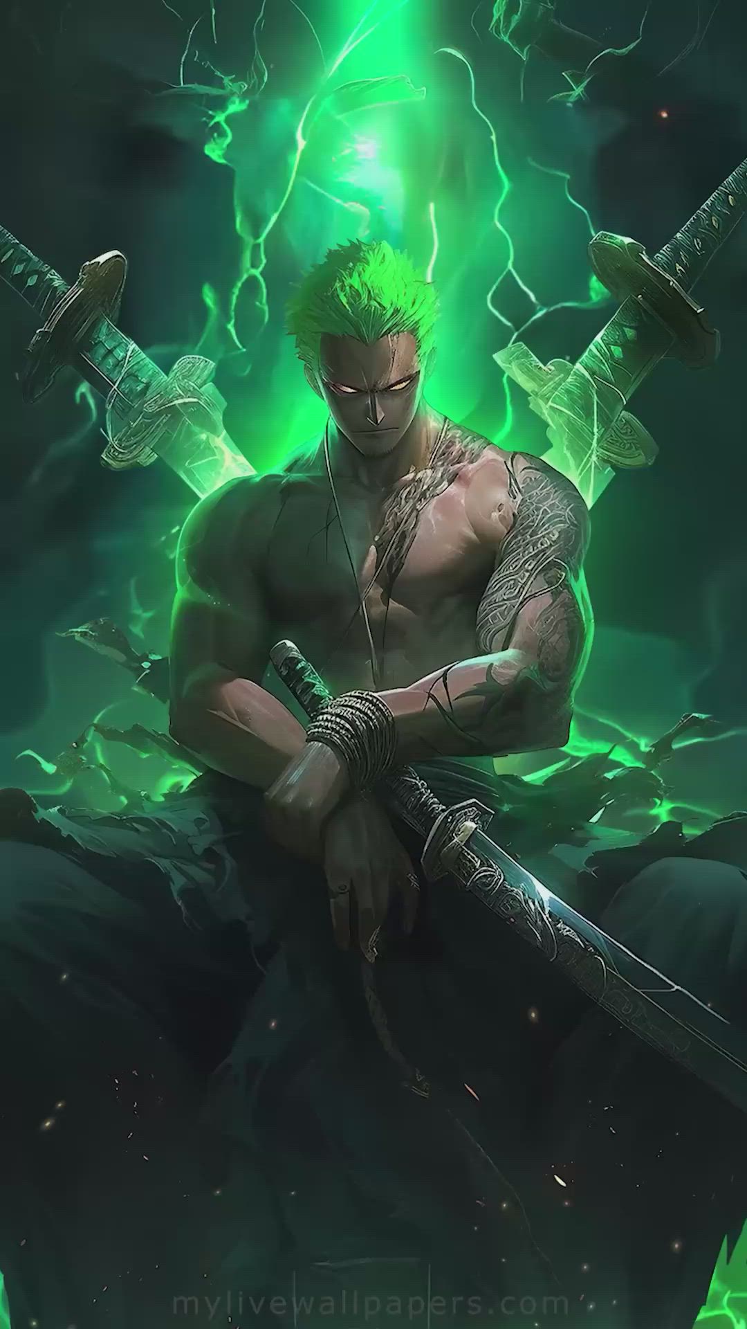 1080x1920 ZORO KING OF HELL LIVE WALLPAPER