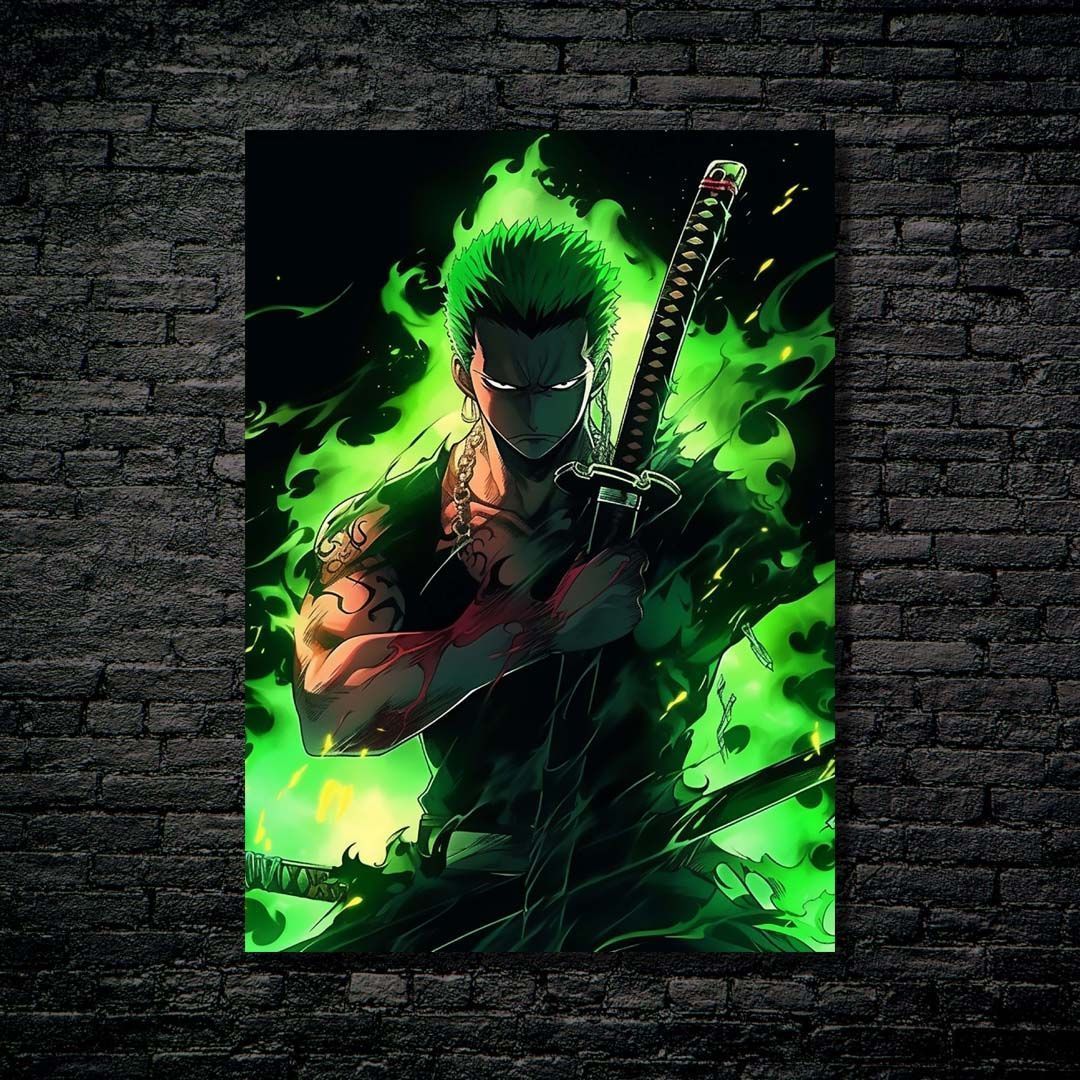 1080x1080 Roronoa Zoro King Of Hell Poster