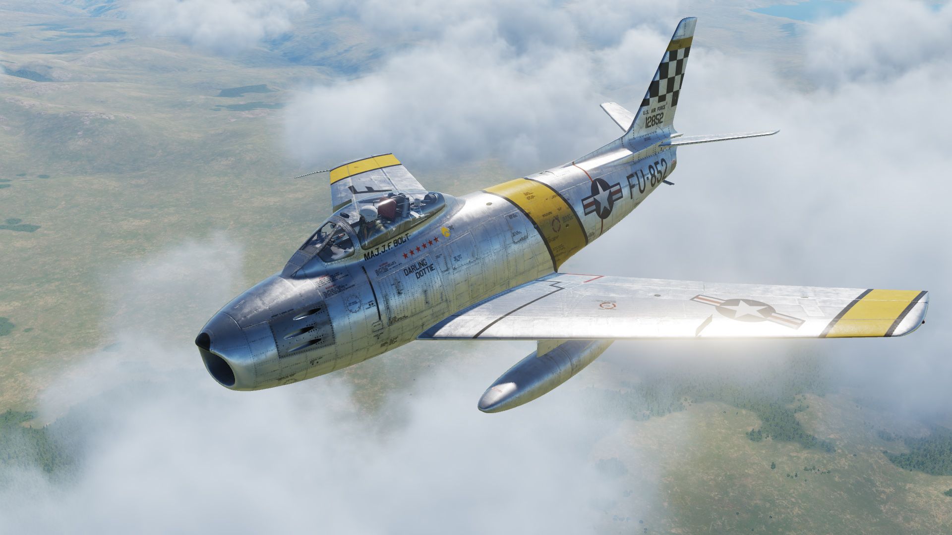 1920x1080 F 86 Sabre Darling Dottie 51st FW