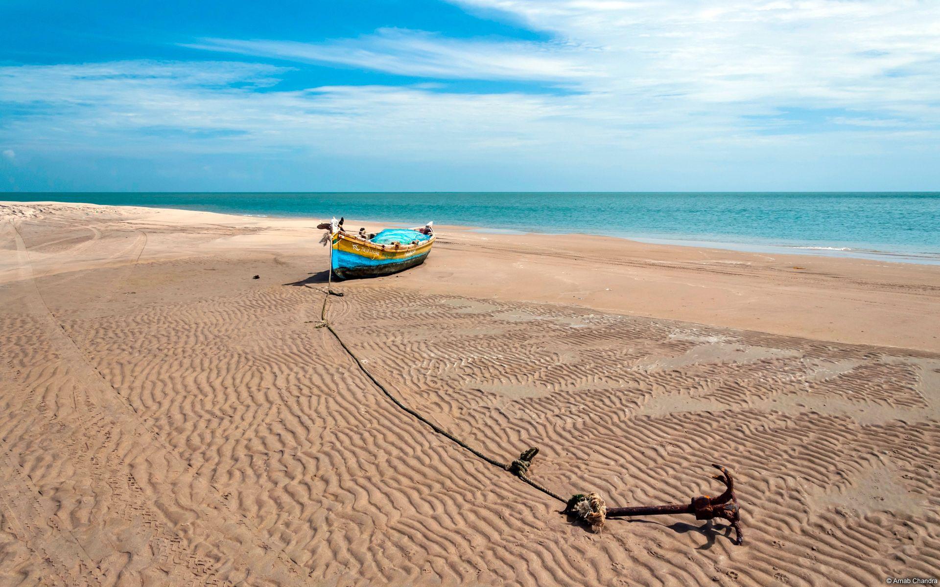 1920x1200 Free download Boat and Anchor Rameswaram Tamil Nadu India