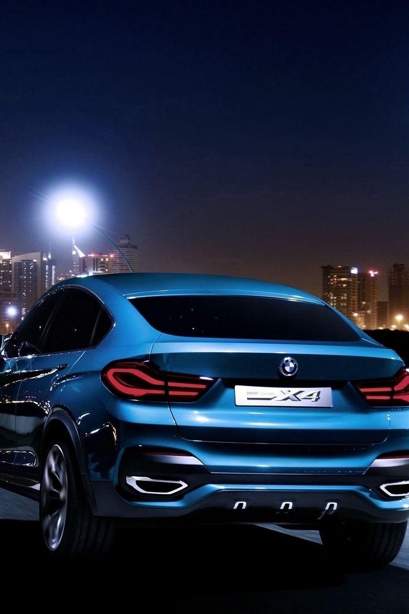 800x1200 Download wallpaper 800x1200 bmw x bmw, rear view, blue