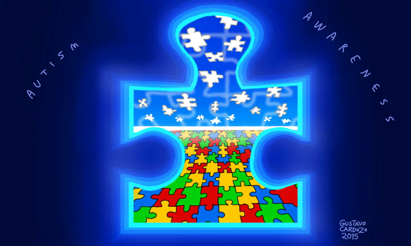 Autism Awareness  I Wear Blue For Autism Digital Art by Shannon Nelson Art   Pixels