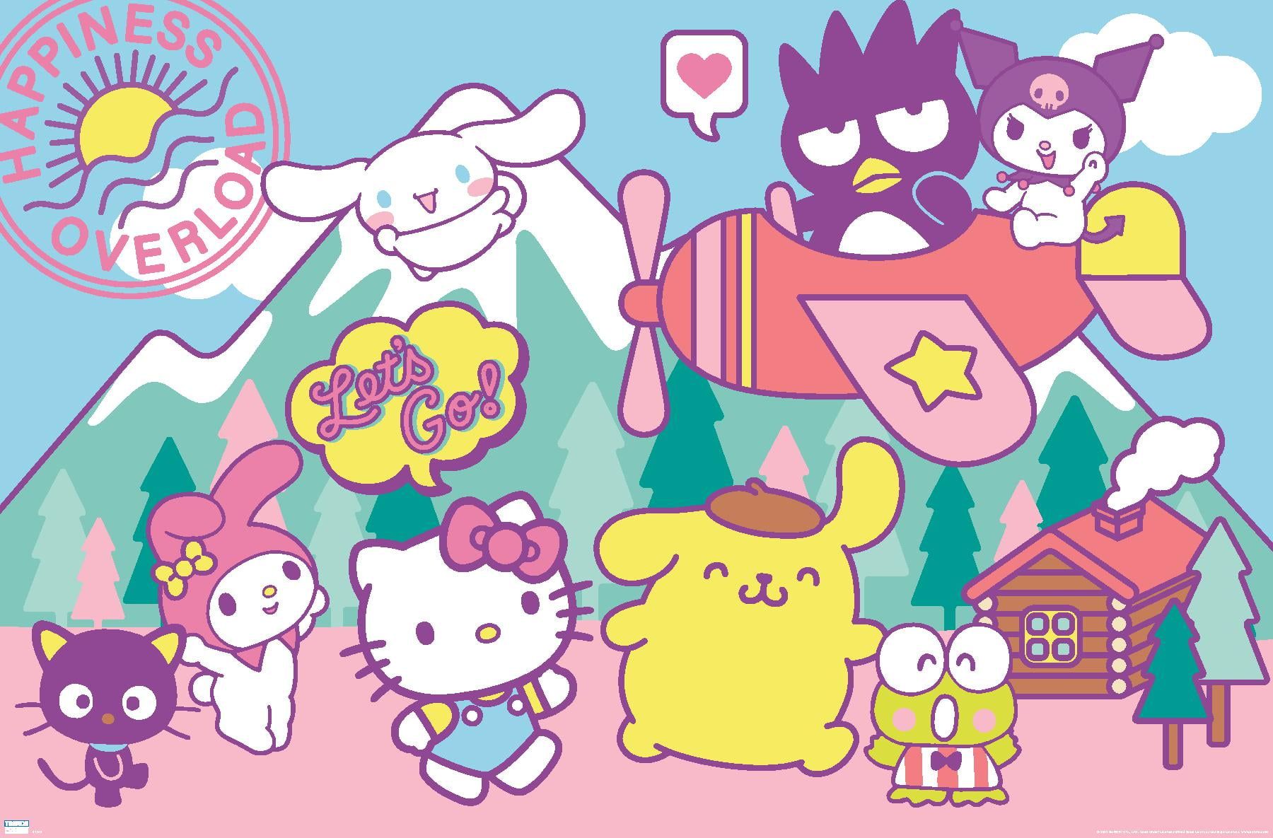 1800x1185 Happiness Overload Wall Poster, 22.375