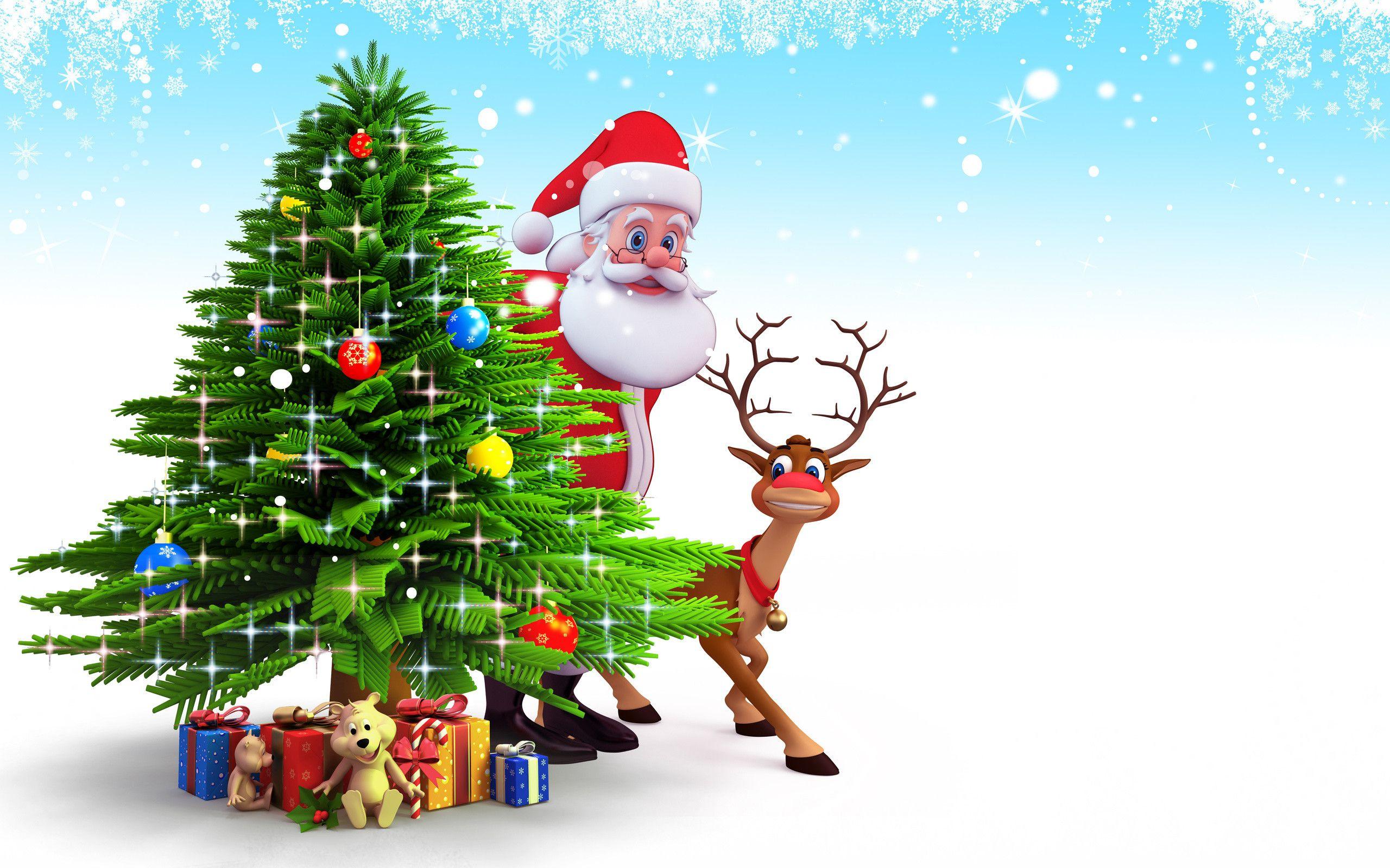 2560x1600 Santa Claus Wallpaper