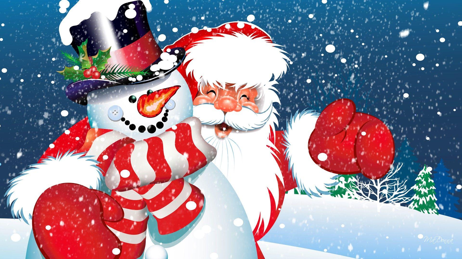 HD Santa Wallpapers - Top Free HD Santa Backgrounds - WallpaperAccess