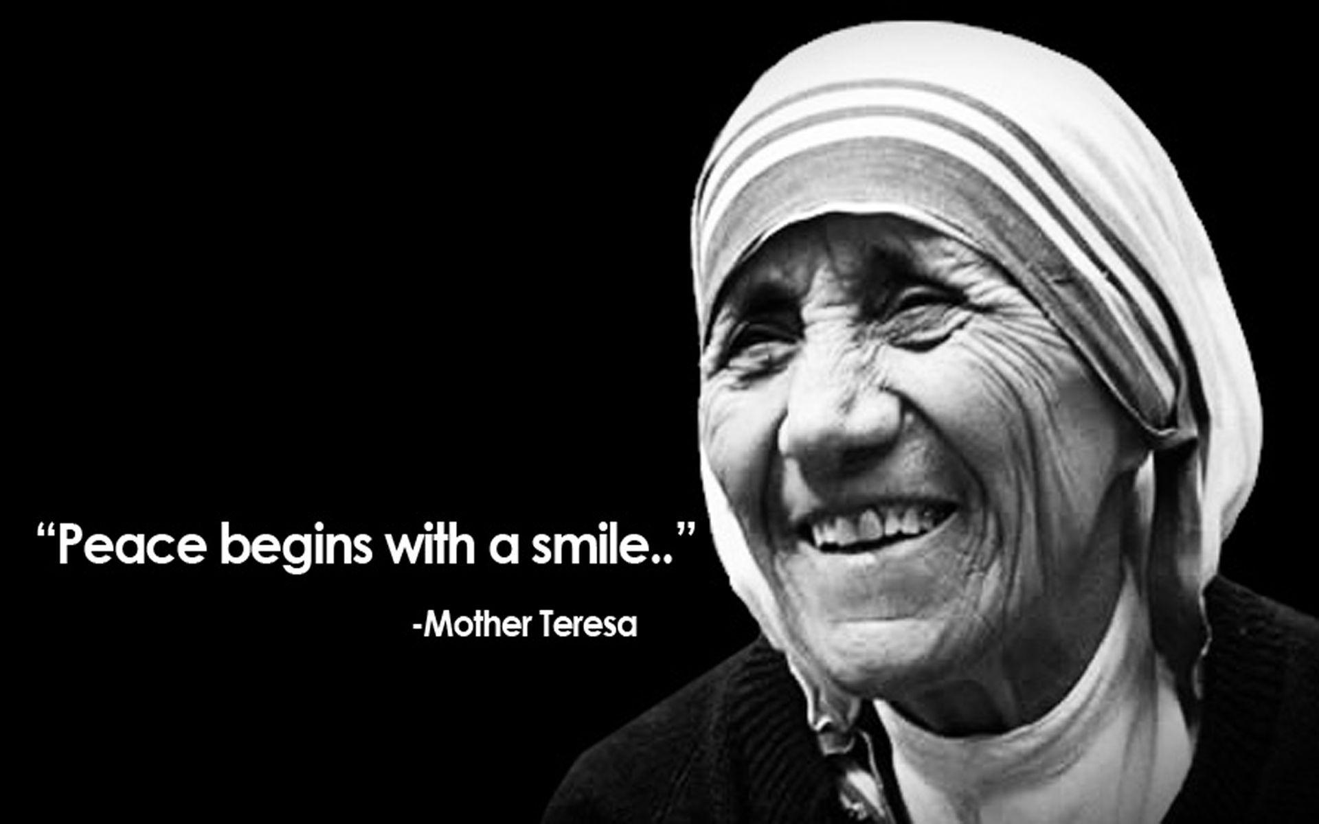1920x1200 Mother Teresa Wallpaper