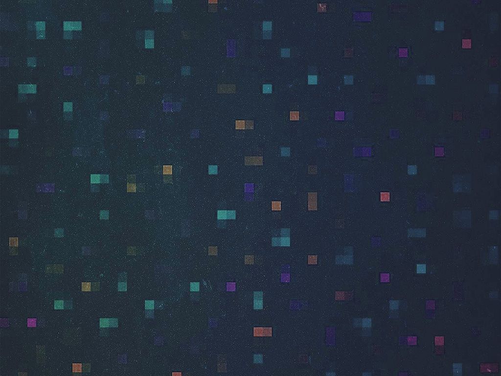 1024x768 Digital Dark Square Color Green