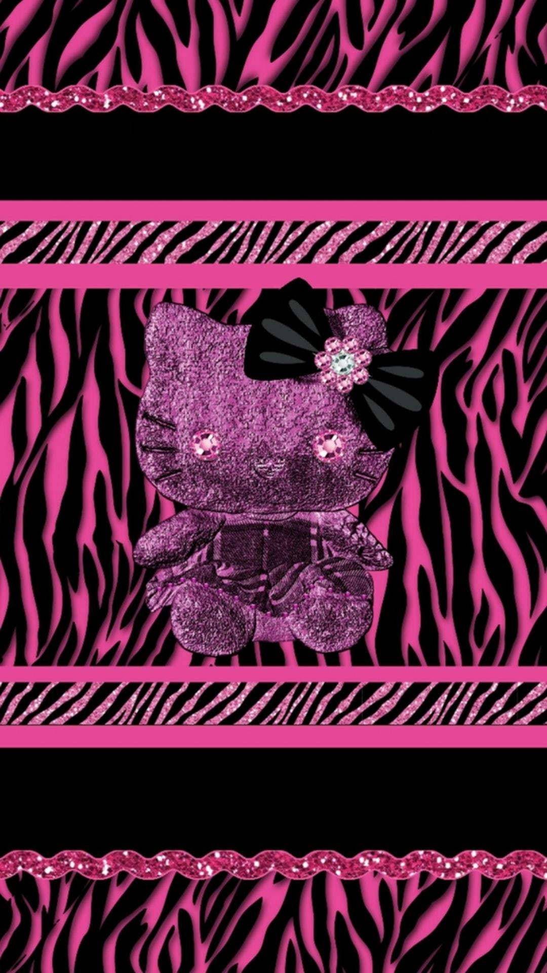 1080x1920 Download Black Hello Kitty Animal