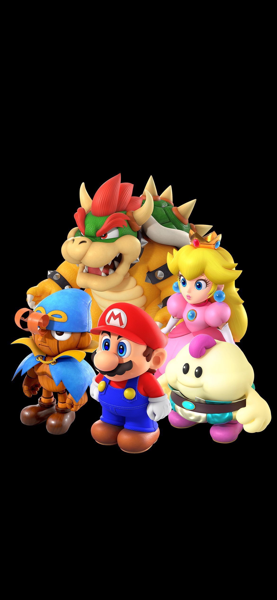 1170x2532 Super Mario RPG Artwork No Logo Version 2 Wallpaper with Monocle