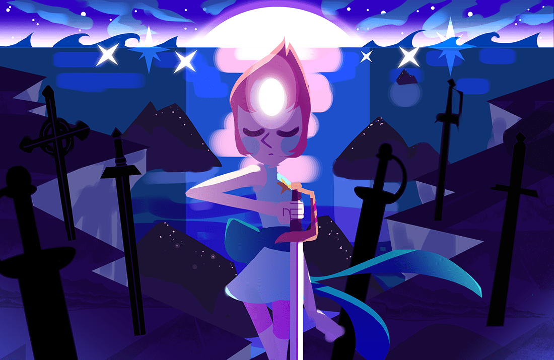 1100x715 Steven Universe Pearl Wallpaper